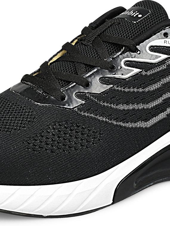 black mesh lace up sport shoe - 19977300 - Zoom Image - 2