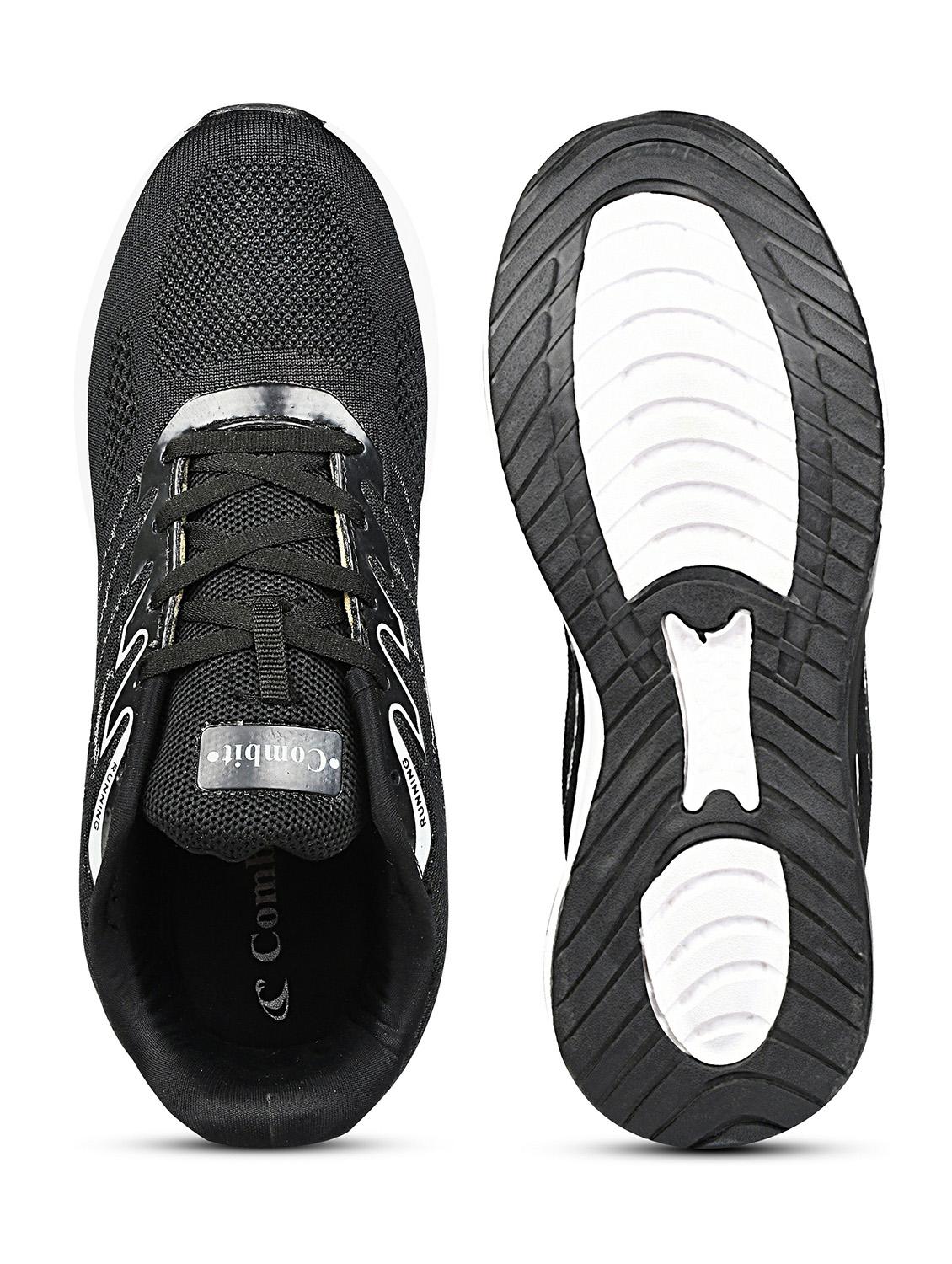 black mesh lace up sport shoe - 19977300 - Zoom Image - 3