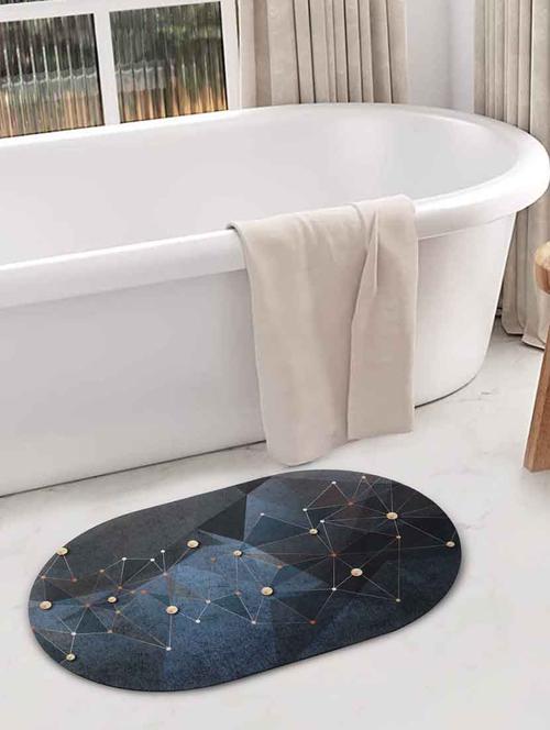 fabinaliv multicolor geometric rubber bath mat (60x40 cm) - 19977603 - Very Small Image - 1