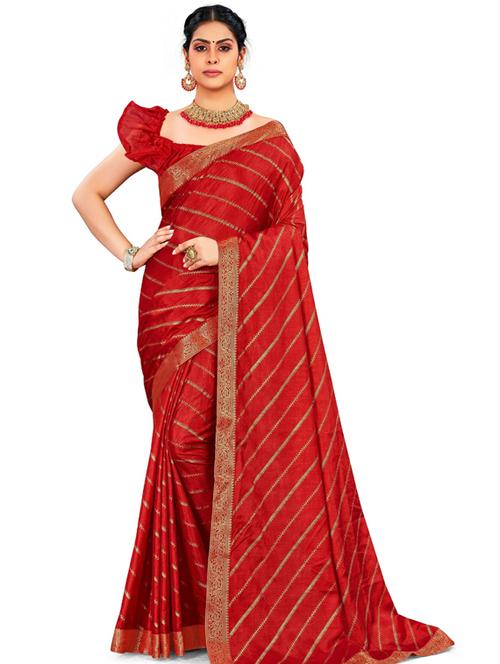 self design banarasi saree with blouse - 19982533 - Very Small Image - 1