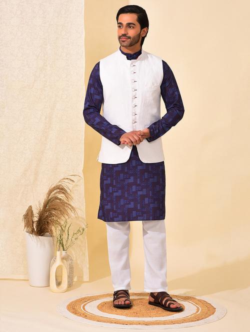  polyester blend kurta pyjama ethnic wear set - 19982991 - Very Small Image - 1