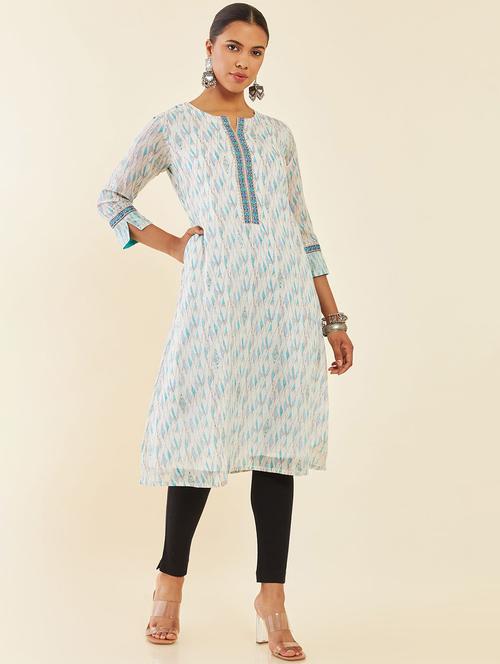 women's straight kurta - 19984487 - Very Small Image - 1