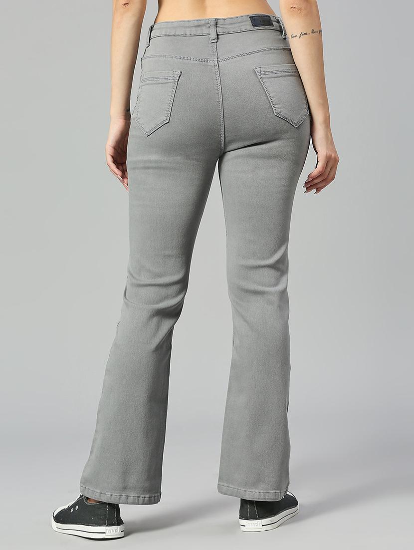 women's plain bootcut jeans - 19987180 - Zoom Image - 2