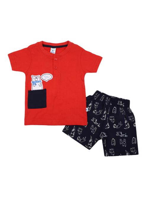 boys printed shorts set - 19987866 - Very Small Image - 1