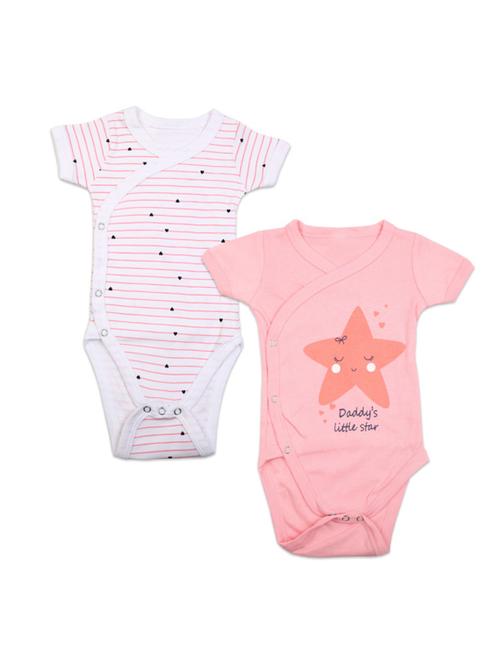 set of 2 printed cotton onesies - 19987869 - Very Small Image - 1