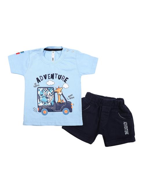 boys printed shorts set - 19987872 - Very Small Image - 1