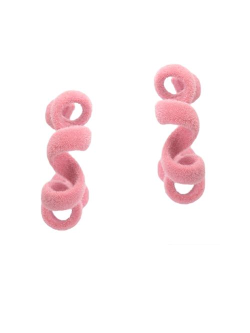 pink brass hoop earring - 19987955 - Very Small Image - 1