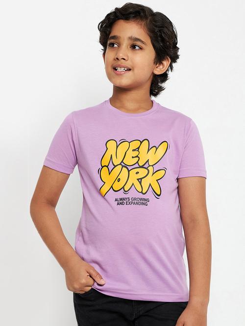 boys crew neck printed t-shirt - 19988427 - Very Small Image - 1