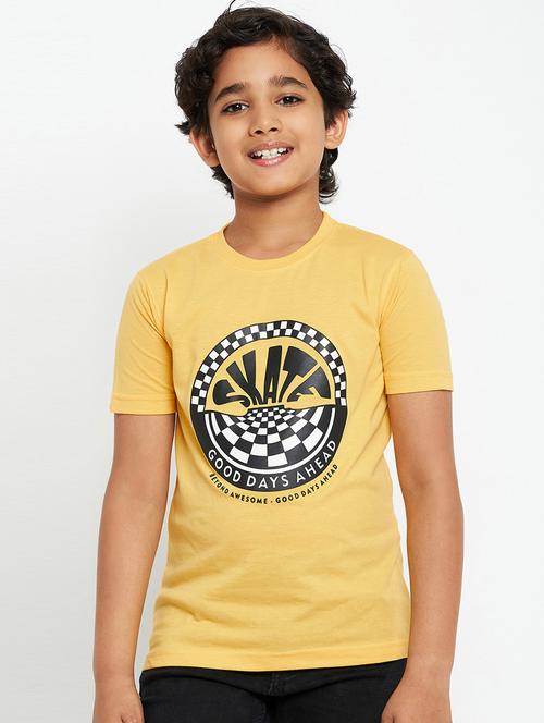 boys crew neck printed t-shirt - 19988445 - Very Small Image - 1