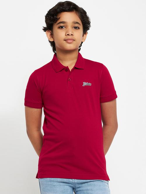 boys polo neck cotton t-shirt - 19988453 - Very Small Image - 1