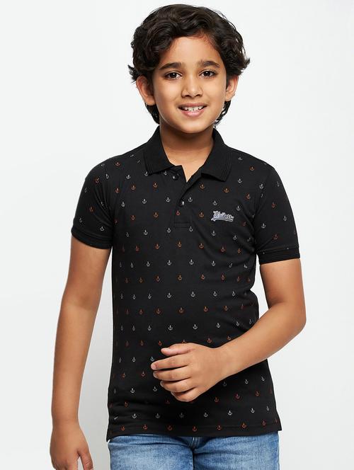 boys polo neck printed t-shirt - 19988459 - Very Small Image - 1