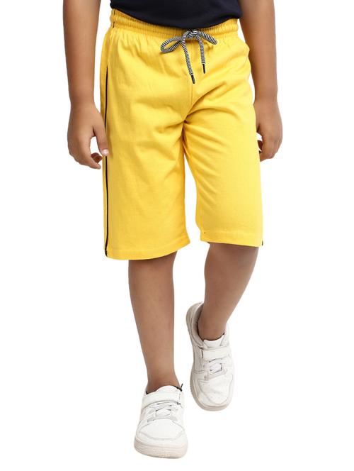 boys mid rise solid shorts - 19988605 - Very Small Image - 1
