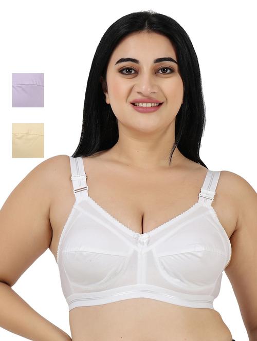 multi colored cotton blend regular bra - 19989626 - Very Small Image - 1