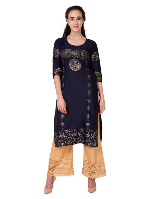 women's straight kurta - 19990194 - Very Small Image - 1