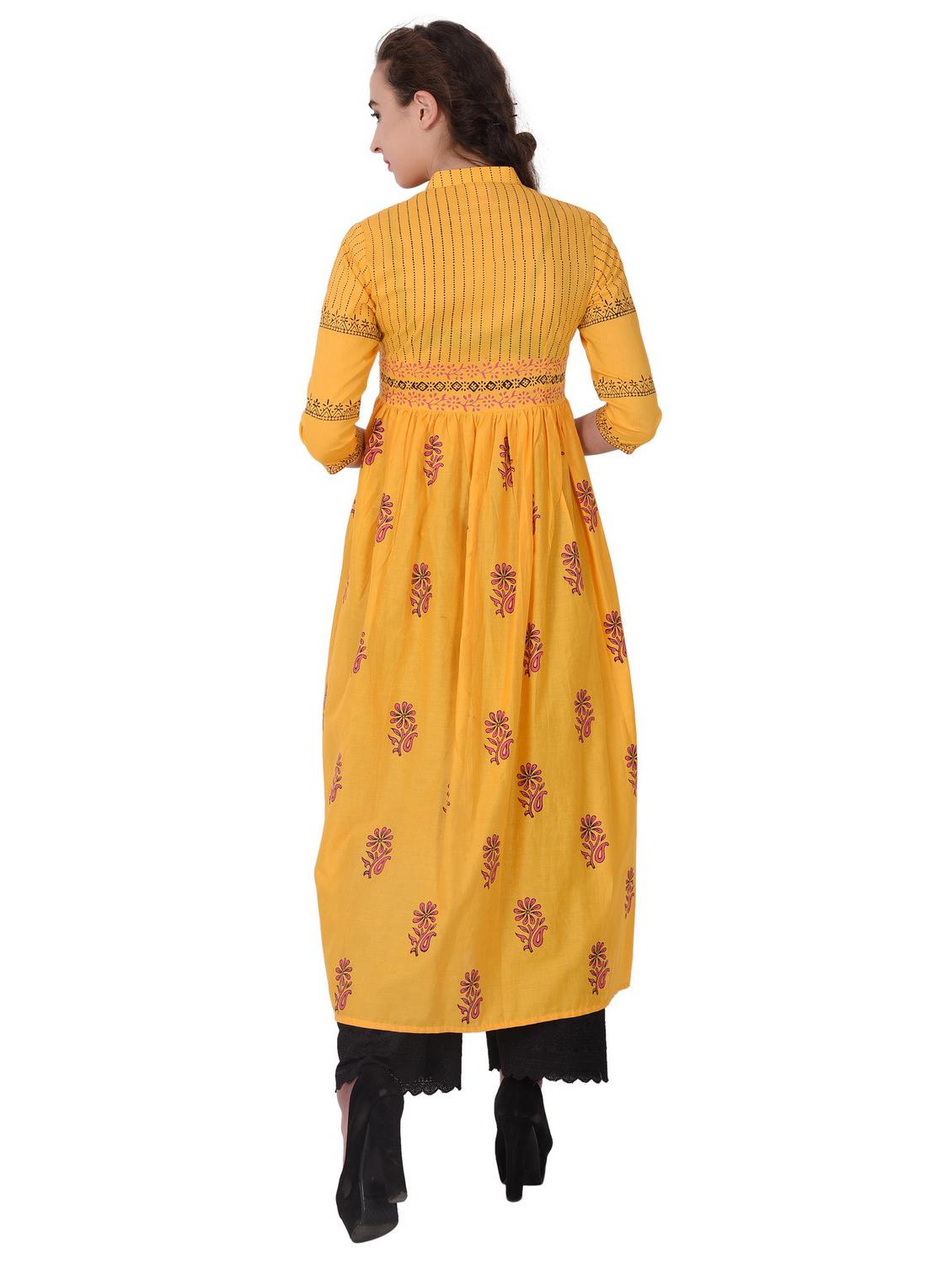 women's flared kurta - 19990199 - Standard Image - 3