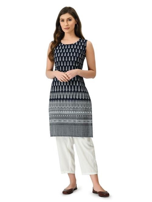 women's straight kurta - 19990210 - Very Small Image - 1