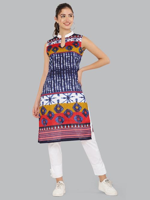 women's straight kurta - 19990232 - Very Small Image - 1
