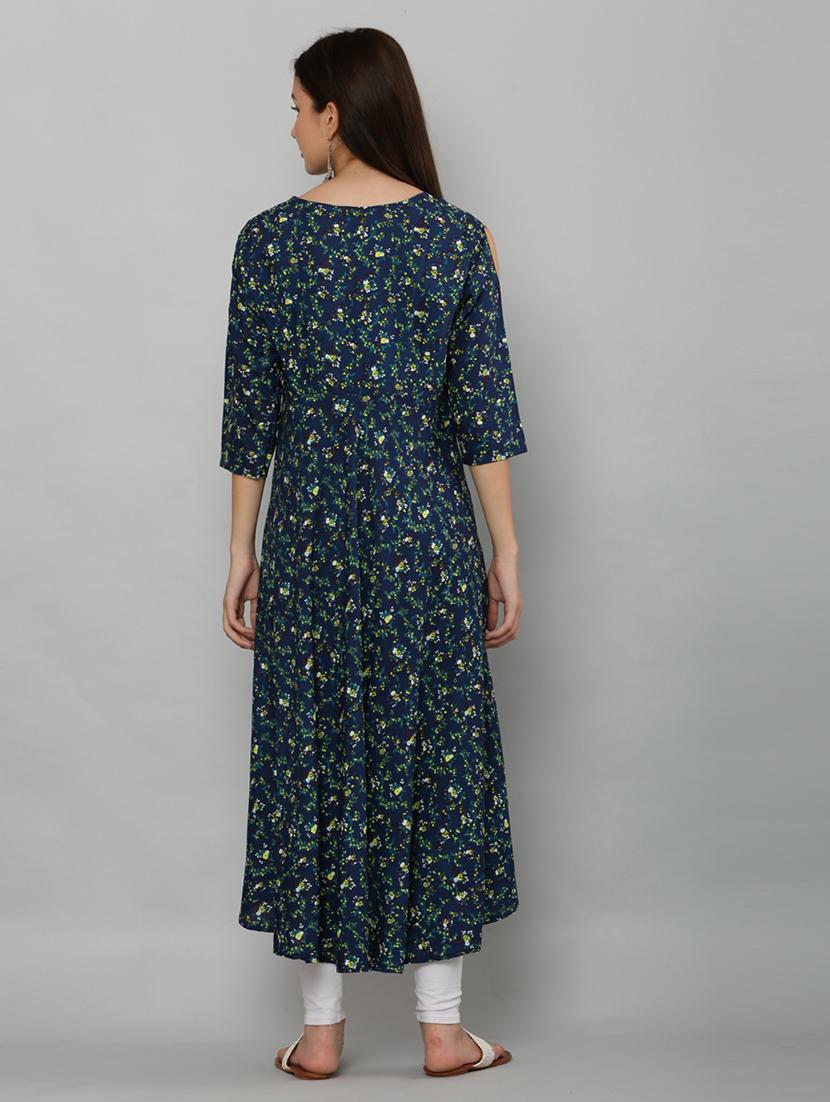 women's flared kurta - 19990250 - Standard Image - 4