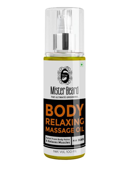 mister beard deep moisturising relaxing body oil with natural ingredients | homemade oil using herbs| pain relief oil, 100ml - 19994336 - Very Small Image - 1