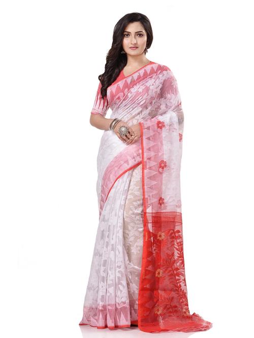 multi colored cotton handloom saree with blouse - 19994853 - Very Small Image - 1