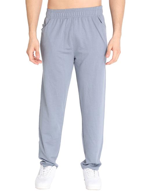 men's solid mid rise track pant - 19999689 - Very Small Image - 1