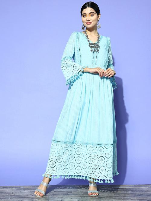 women's tiered dress checks dress - 20002425 - Very Small Image - 1