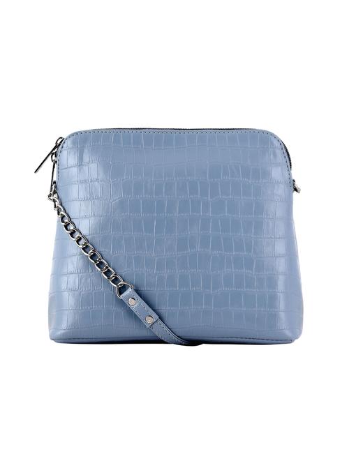 blue leatherette (pu) sling bag - 20004570 - Very Small Image - 1