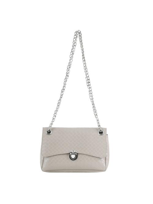 white leatherette (pu) sling bag - 20004579 - Very Small Image - 1