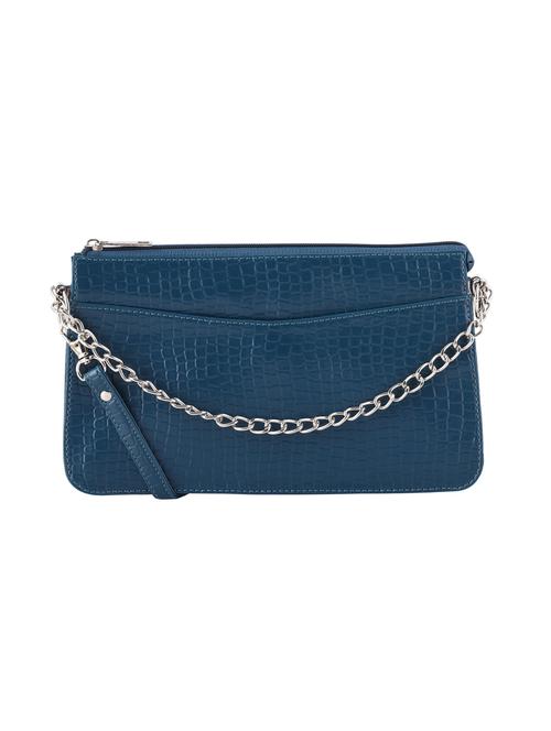 blue leatherette (pu) sling bag - 20004600 - Very Small Image - 1