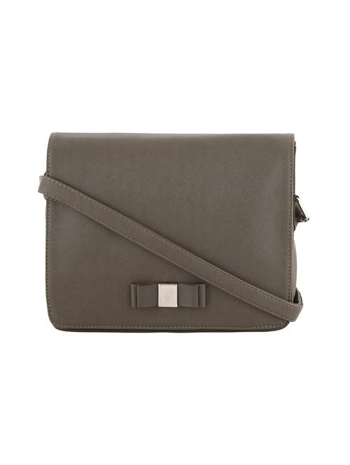 green leatherette (pu) sling bag - 20004669 - Very Small Image - 1