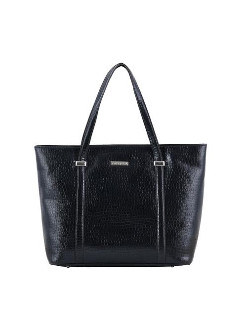 black leatherette (pu) regular tote - 20004732 - Very Small Image - 1