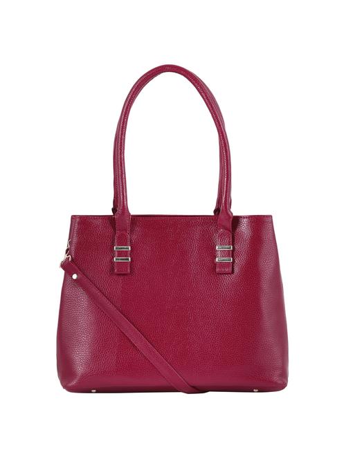 red leatherette (pu) handbag - 20004774 - Very Small Image - 1