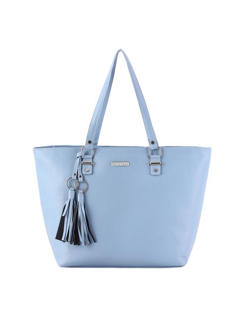 blue leatherette (pu) handbag - 20004816 - Very Small Image - 1