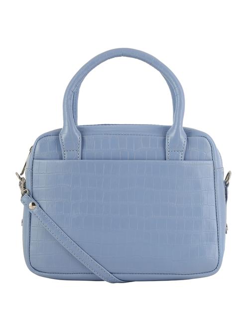 blue leatherette (pu) utility satchel - 20004847 - Very Small Image - 1