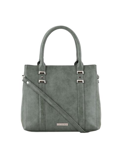 green leatherette (pu) handbag - 20004871 - Very Small Image - 1