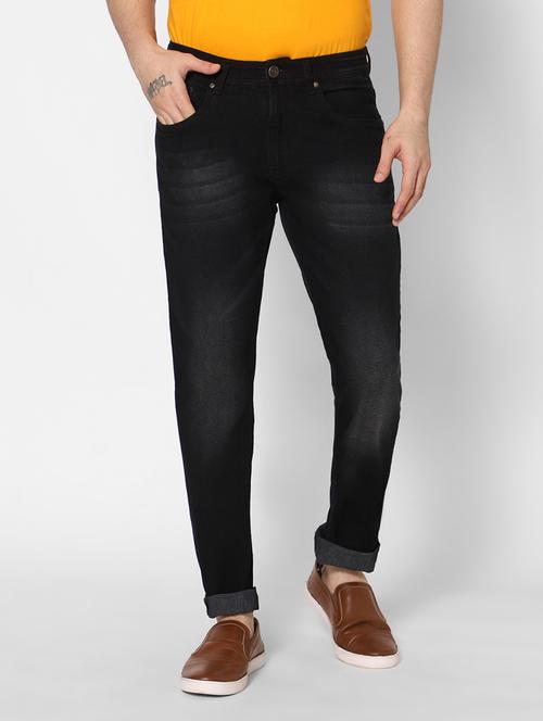 mens slim fit plain jeans - 20005532 - Very Small Image - 1