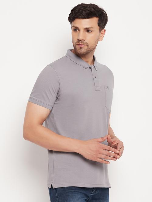 mens solid polo t-shirt  - 20005762 - Very Small Image - 1