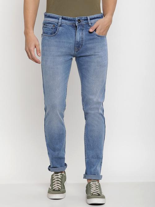 mens slim fit plain jeans - 20007828 - Very Small Image - 1