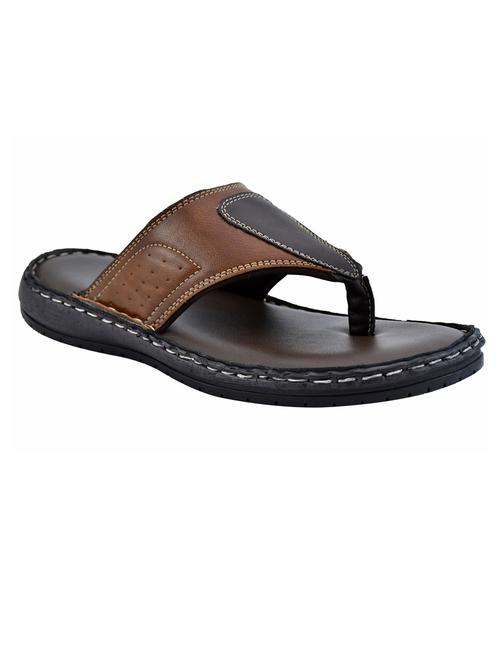 tan pu toe separator slippers - 20008793 - Very Small Image - 1