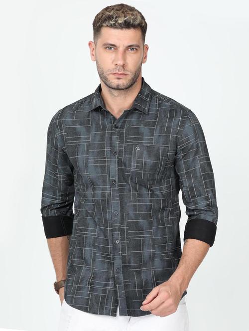 mens printed casual shirt - 20010517 - Very Small Image - 1