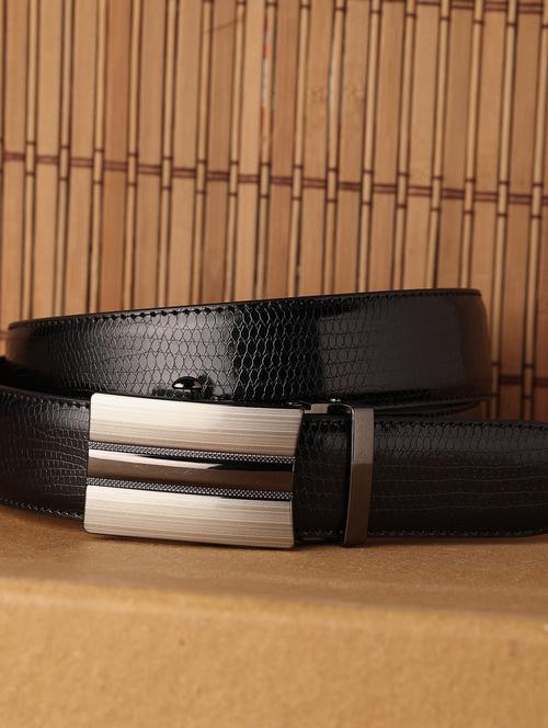 black leather belt - 20011404 - Very Small Image - 1