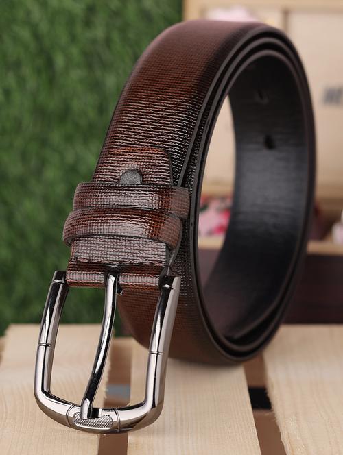 Brown Leather Belt - 20011427 - Very Small Image - 1