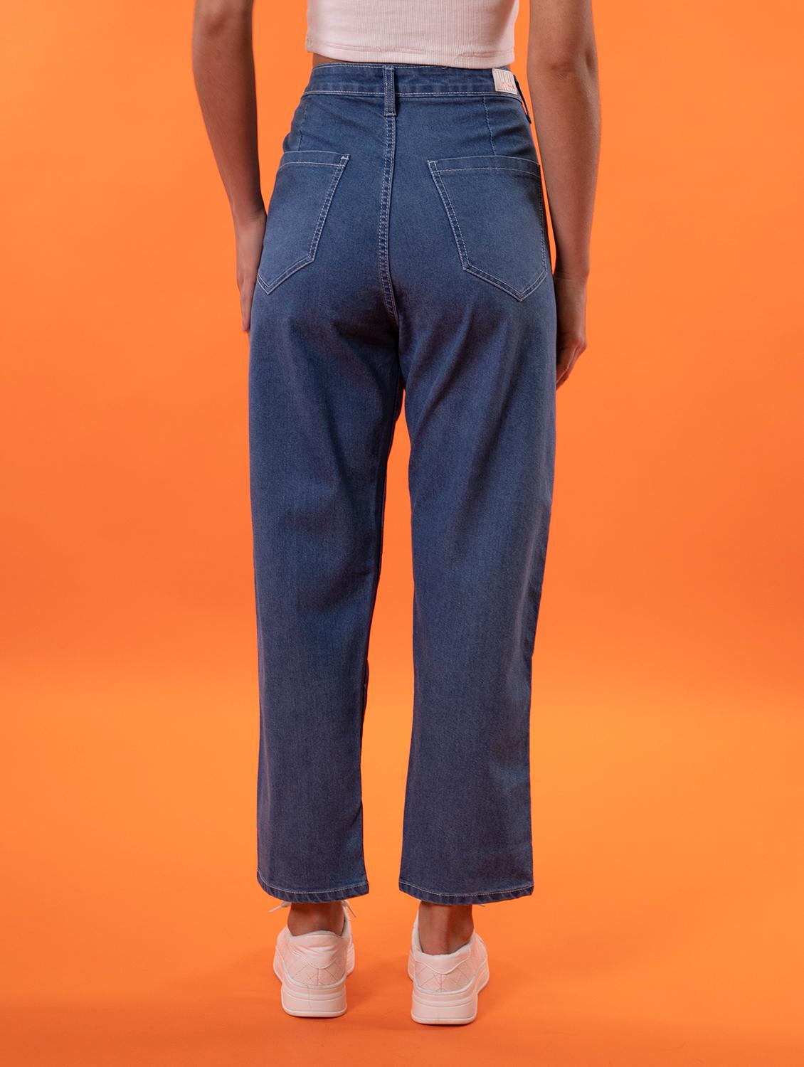 women plain mom fit jeans - 20011591 - Zoom Image - 2