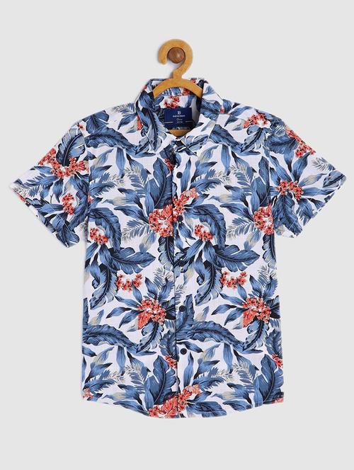 boys printed cotton shirt - 20014325 - Very Small Image - 1