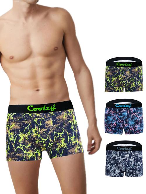 pack of 3 printed trunks - 20015265 - Very Small Image - 1