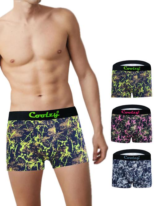 pack of 3 printed trunks - 20015267 - Very Small Image - 1