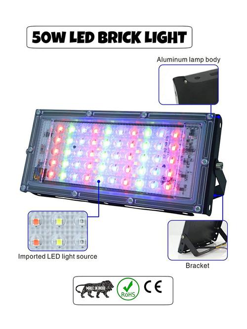 rsct mini laser projector stage lighting sound activated laser light for party, dj and home decoration black/blue - 20016412 - Very Small Image - 1