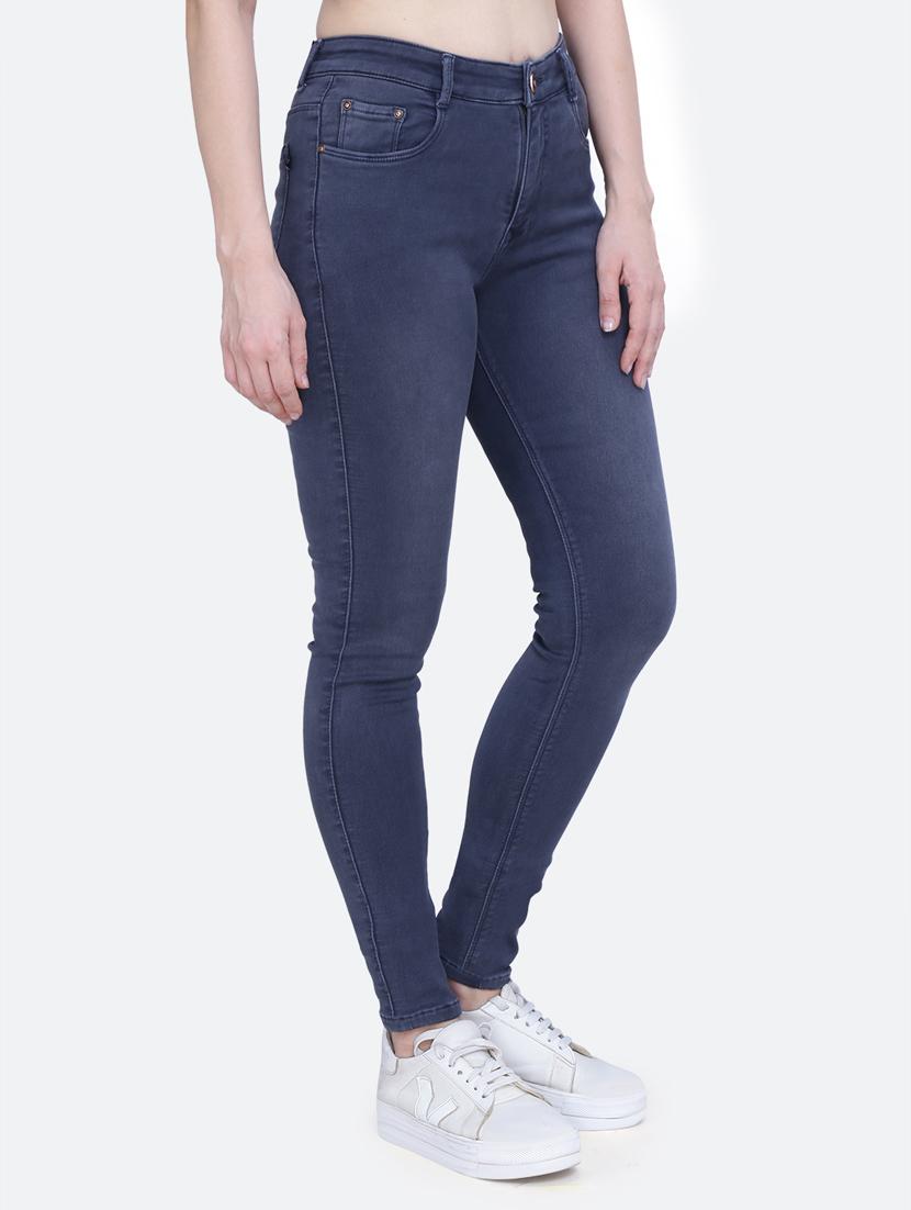 women's plain slim fit jeans - 20017546 - Zoom Image - 2