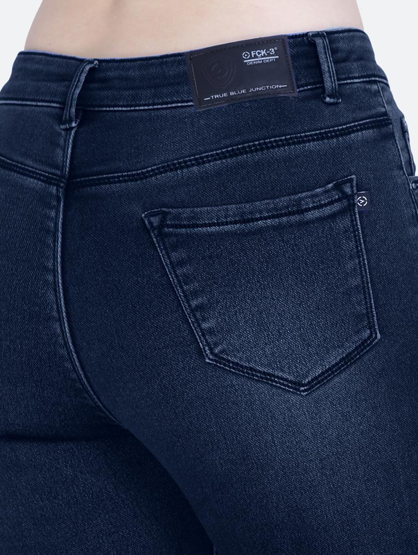 women's plain slim fit jeans - 20017549 - Standard Image - 5