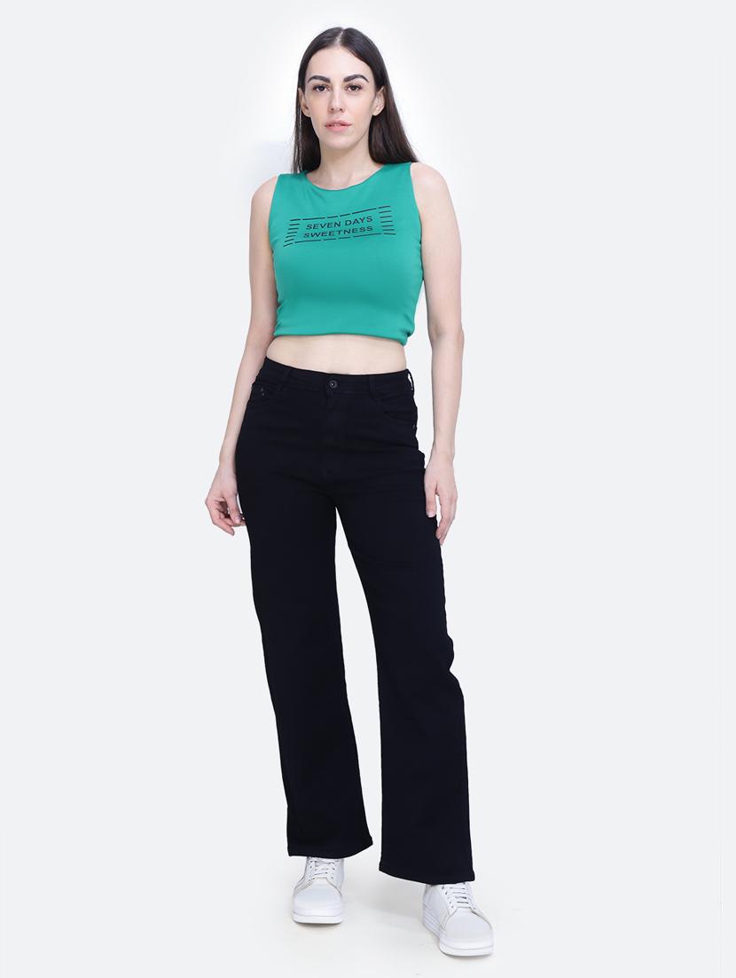 women's plain straight fit jeans - 20017567 - Zoom Image - 4